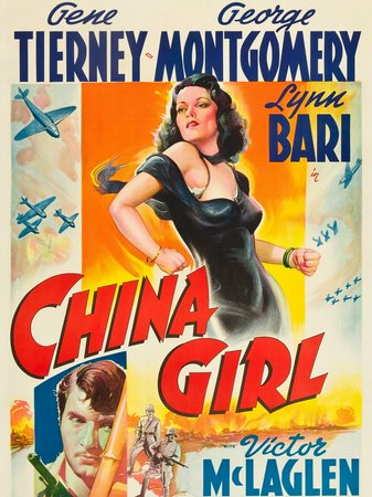 Chińska dziewczyna, George Montgomery,Gene Tierney,Victor McLaglen,Lynn Bari,Alan Baxter,Sig Ruman,Myron McCormick,Robert Blake,Ann Pennington,Philip Ahn