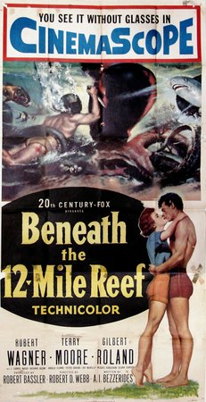 W głębinach, Robert Wagner,Terry Moore,Gilbert Roland,J. Carrol Naish,Richard Boone,Angela Clarke,Peter Graves,Jay Novello,Jacques Aubuchon,Gloria Gordon