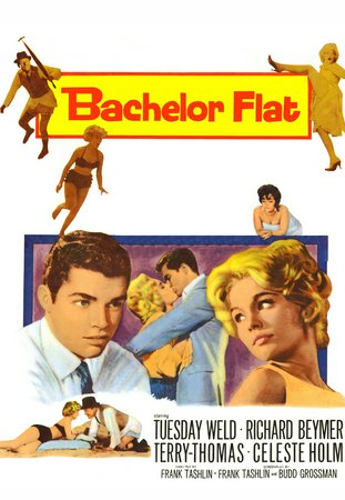Bachelor Flat, Terry-Thomas,Richard Beymer,Tuesday Weld,Celeste Holm,Francesca Bellini,Howard McNear,Ann Del Guercio,Roxanne Arlen,Alice Reinheart,Stephen Bekassy