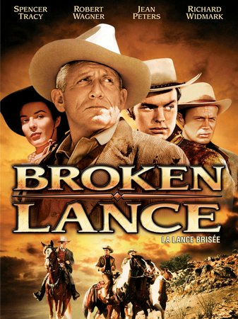 Złamana lanca, Spencer Tracy,Robert Wagner,Jean Peters,Richard Widmark,Katy Jurado,Hugh O'Brian,Eduard Franz,Earl Holliman,E.G. Marshall,Carl Benton Reid