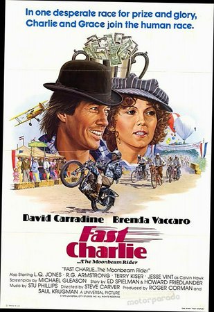 WYŚCIG CHARLIEGO, David Carradine, Brenda Vaccaro, L.Q. Jones, R.G. Armstrong, Terry Kiser, Jesse Vint, Noble Willingham, Whit Clay, Ralph James, Bill Hartman