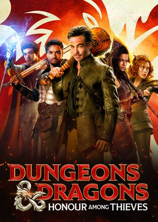 Dungeons & Dragons: Złodziejski honor, Chris Pine,Michelle Rodriguez,Regé-Jean Page,Justice Smith,Sophia Lillis,Chloe Coleman,Hugh Grant,Daisy Head,Kyle Hixon,Spencer Wilding