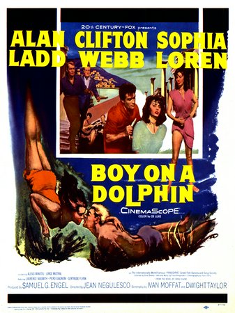 Chłopiec na delfinie, Sophia Loren,Alan Ladd,Clifton Webb,Jorge Mistral,Laurence Naismith,Alexis Minotis,Piero Giagnoni,Charles Fawcett,Gertrude Flynn,Charlotte Terrabust