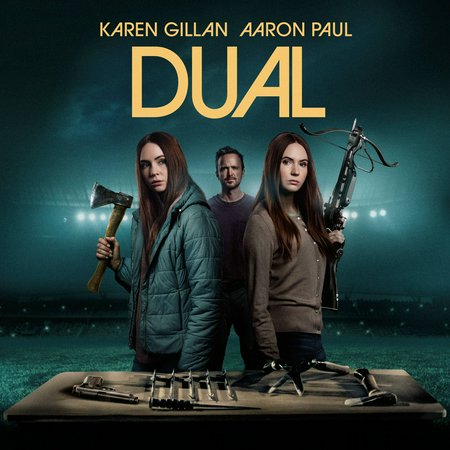 Dual, Karen Gillan,Aaron Paul,Beulah Koale,Maija Paunio,Andrei Alén,Kristofer Gummerus,June Hyde,Donat Balaj,Rea Lest,Theo James