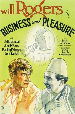 Interes i przyjemność, Cyril Ring,Joel McCrea,Dorothy Peterson,Jetta Goudal,Oscar Apfel,Will Rogers,Jed Prouty,Boris Karloff,Mitchell Lewis,Vernon Dent