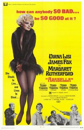ARABELLA, Virna Lisi, Giancarlo Giannini, Margaret Rutherford, James Fox, Terry-Thomas, Antonio Casagrande, Paola Borboni, Milena Vukotic