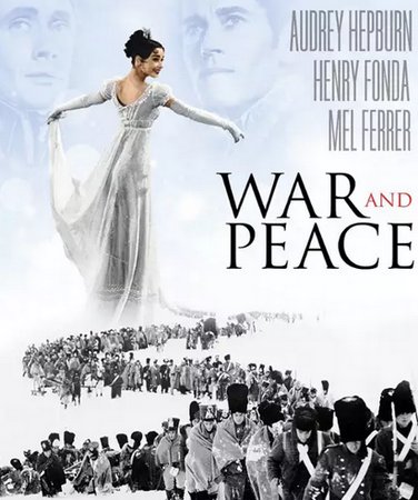 WOJNA I POKÓJ , Audrey Hepburn,Anita Ekberg,Henry Fonda,Mel Ferrer